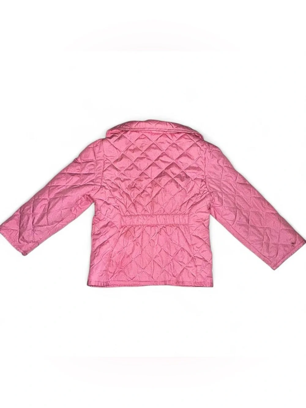 BABY GAP Pink Quilted Peter Pan Collar Puffer Jacket